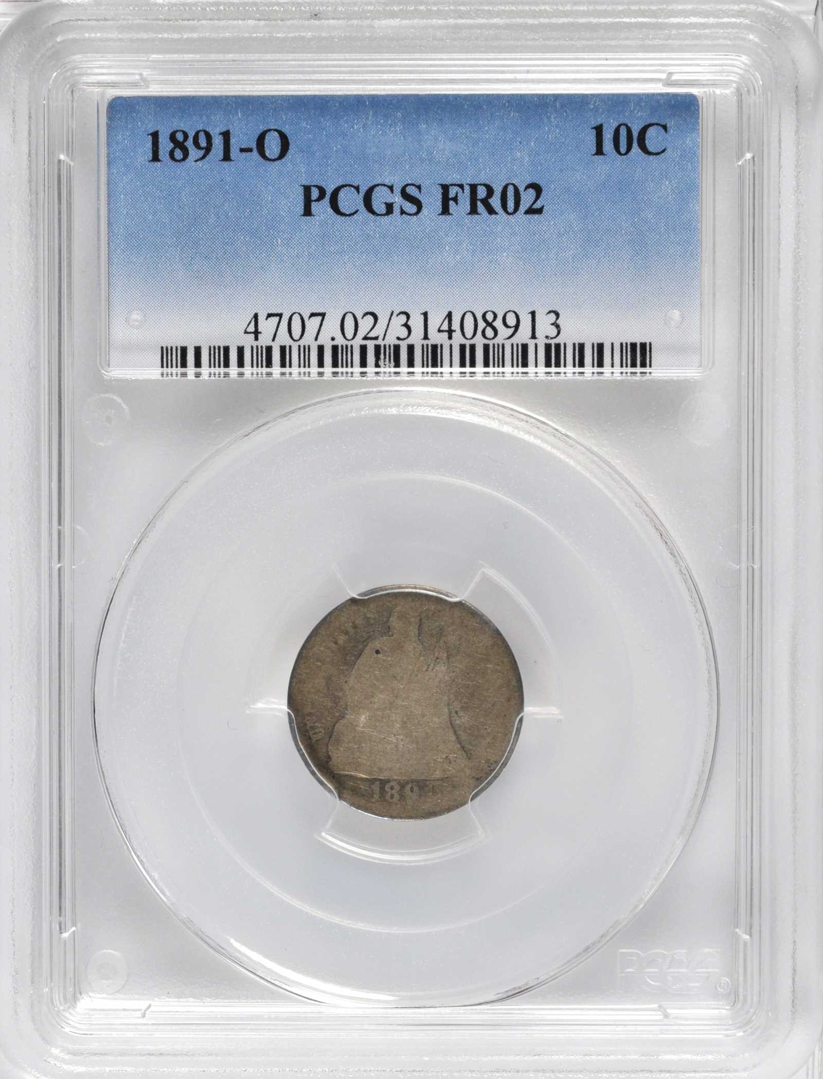 1891-O 10c AG3 thumbnail 3