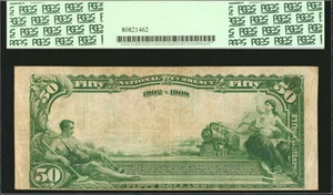 image for: Lexington, Kentucky. $50 1902 Date Back. Fr. 673. The First & City NB. Charter #906.2. PCGS Currency Very Fine 20.