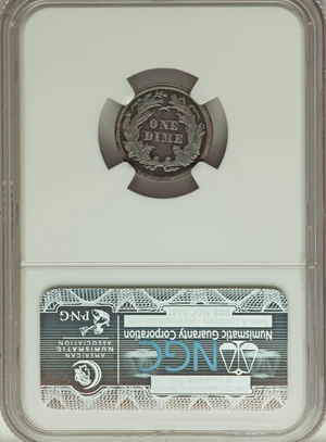 image for: 1866 10C PR67 NGC....