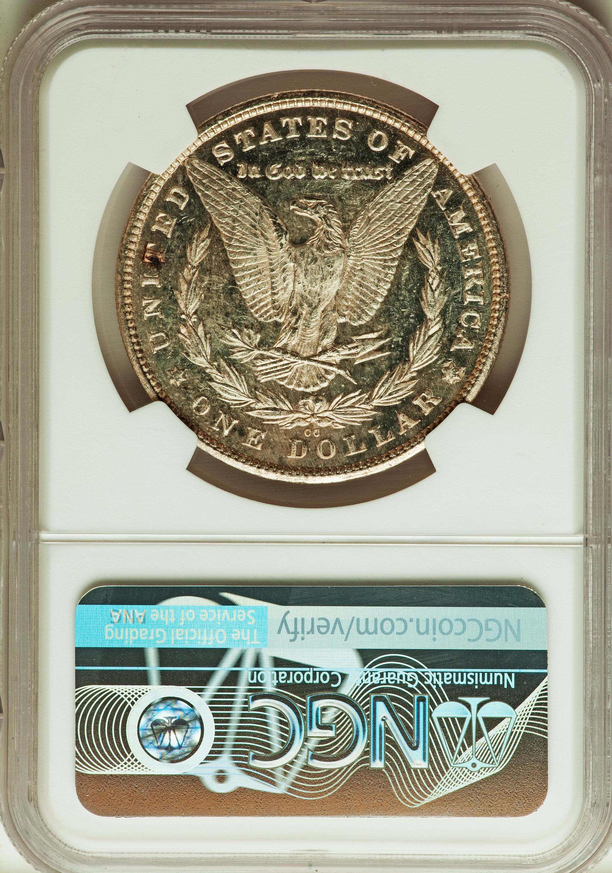 1880-CC $1  8/High 7 MS DMPL MS62 DMPL CAC thumbnail 6