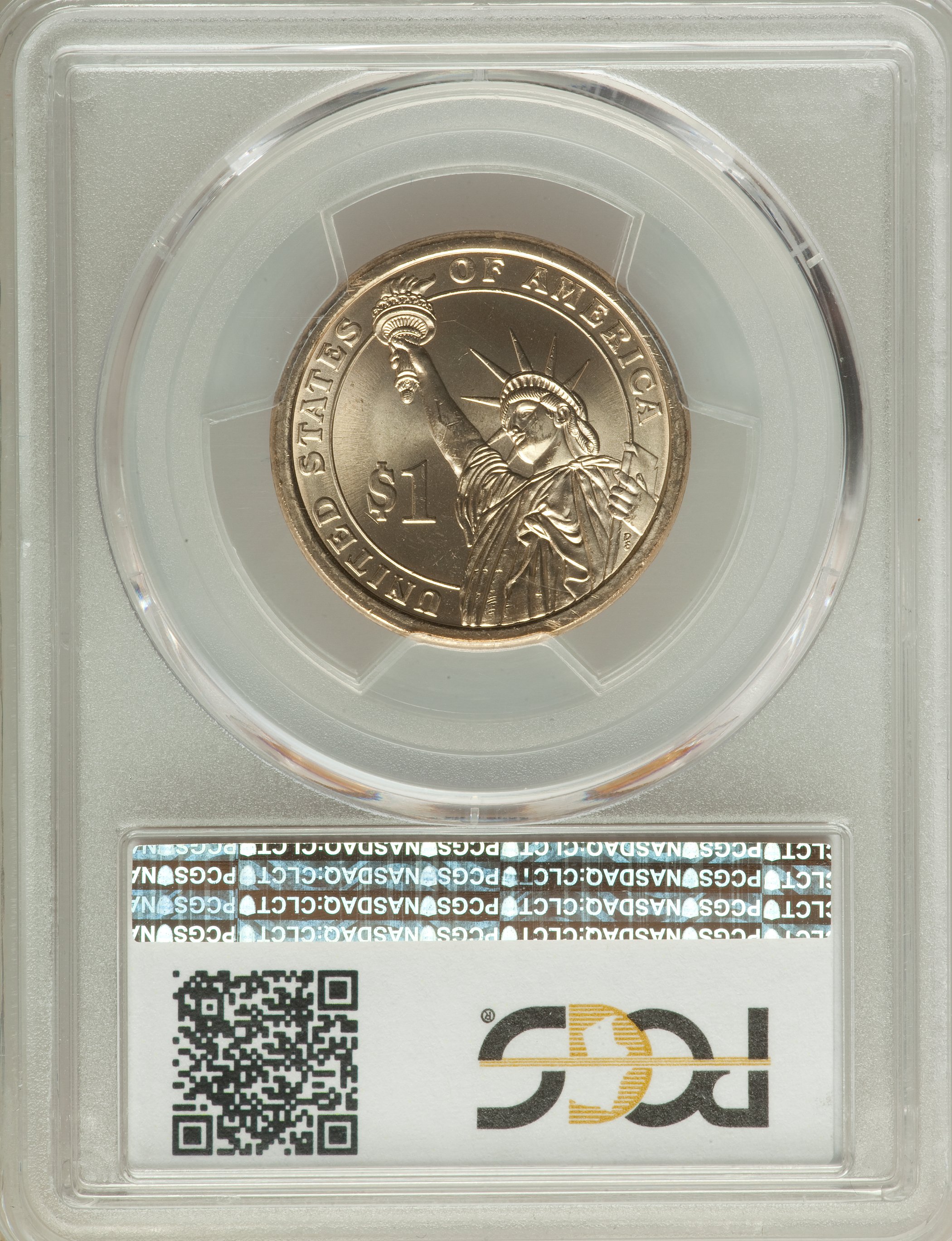 (2007) $1  George Washington, Missing Edge Lettering MS66 thumbnail 13
