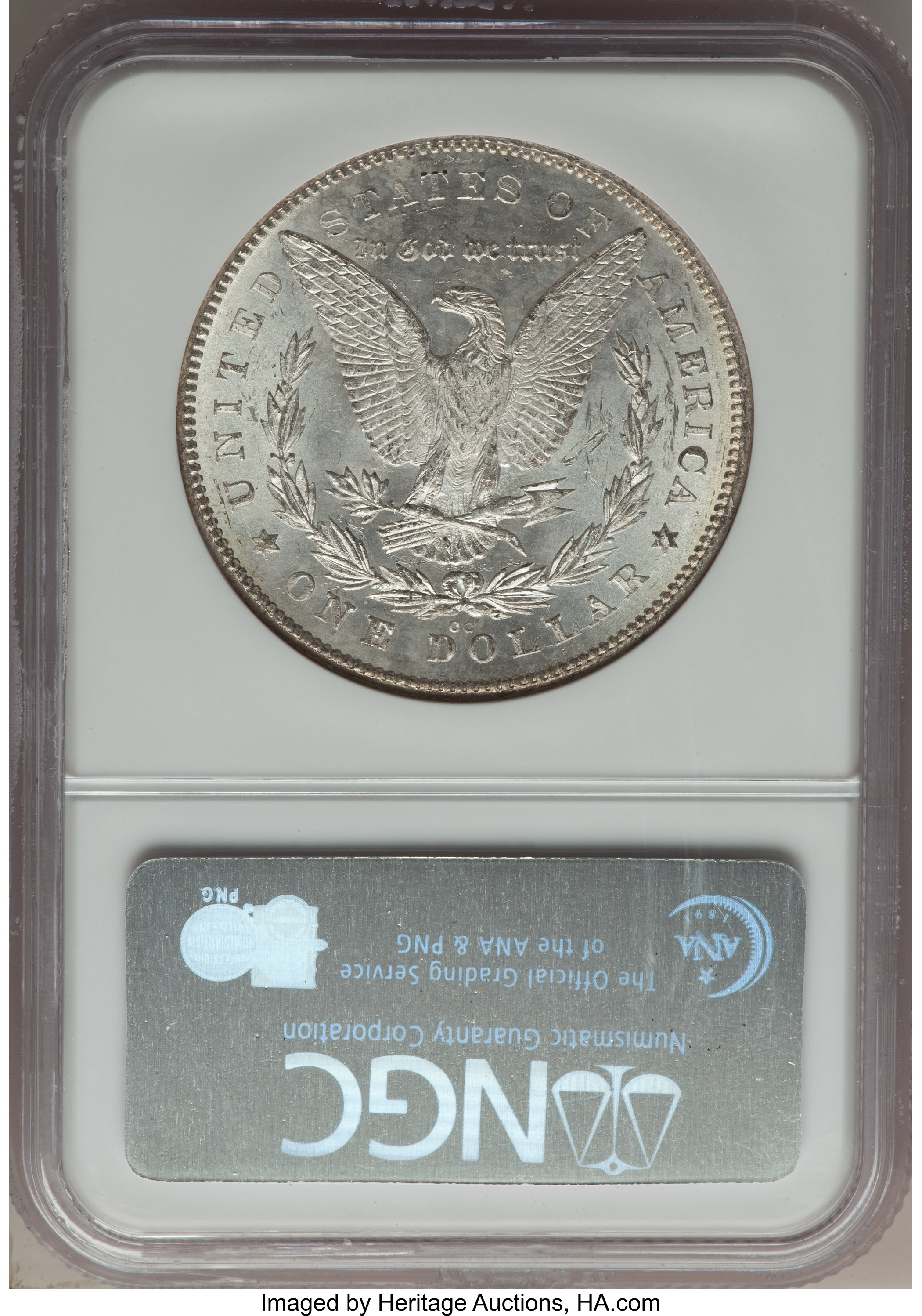 1878-CC $1  Lines in Wing, VAM-11 AU50 thumbnail 6