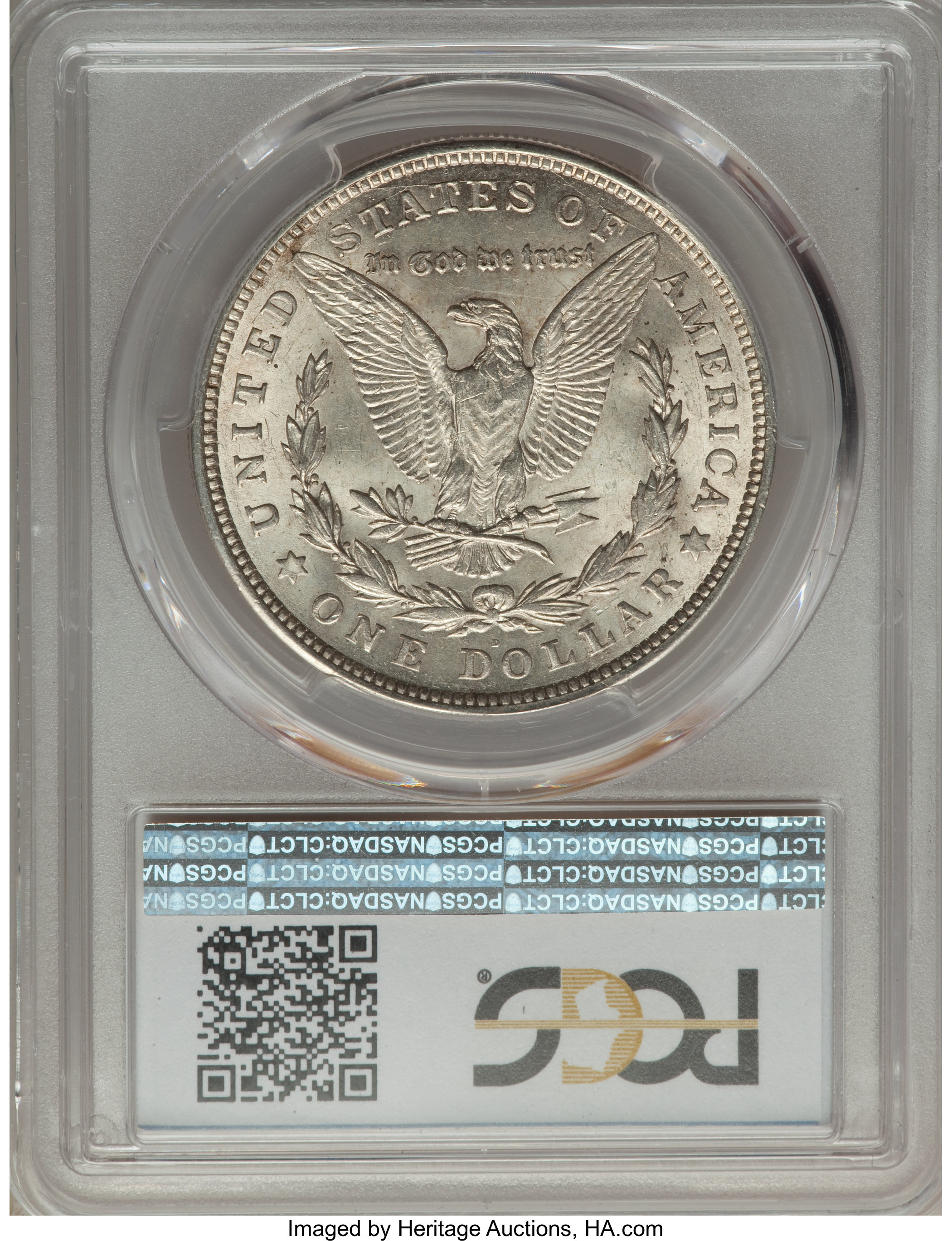 1921-D $1  Wing Dot, VAM-3A MS60 CAC thumbnail 6