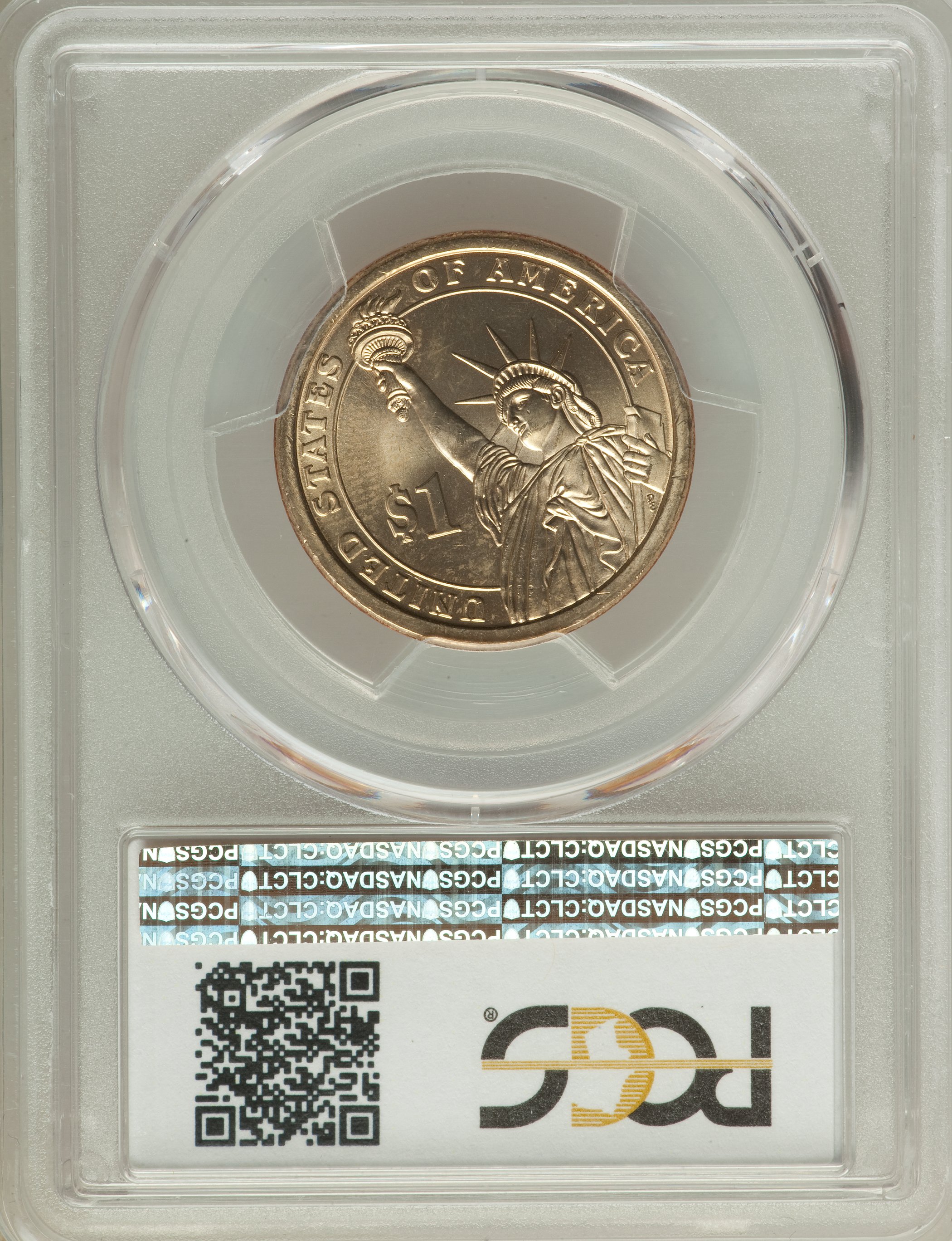 (2007) $1  George Washington, Missing Edge Lettering MS65 thumbnail 14