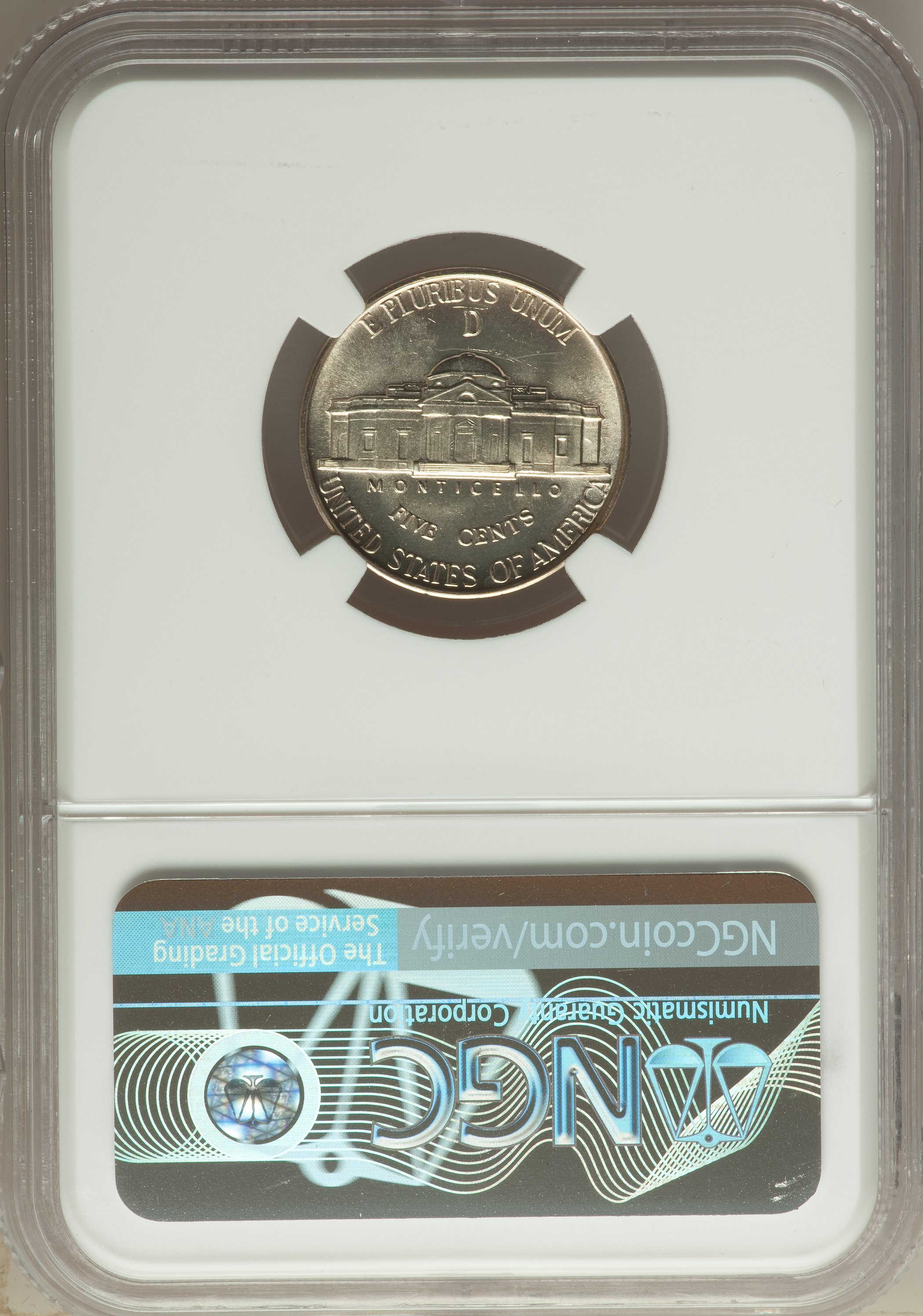 1944-D 5c Silver MS61 CAC thumbnail 5