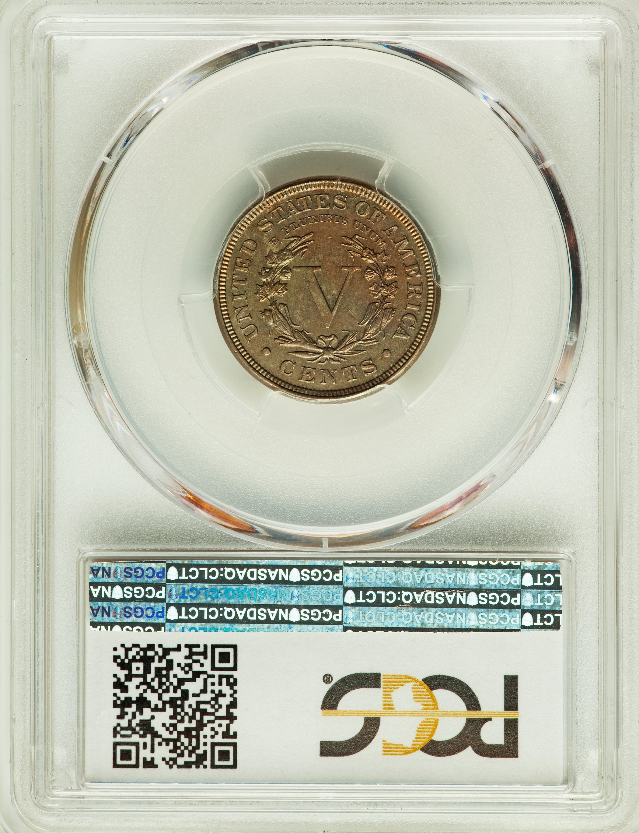 1884 5c AU55 thumbnail 3