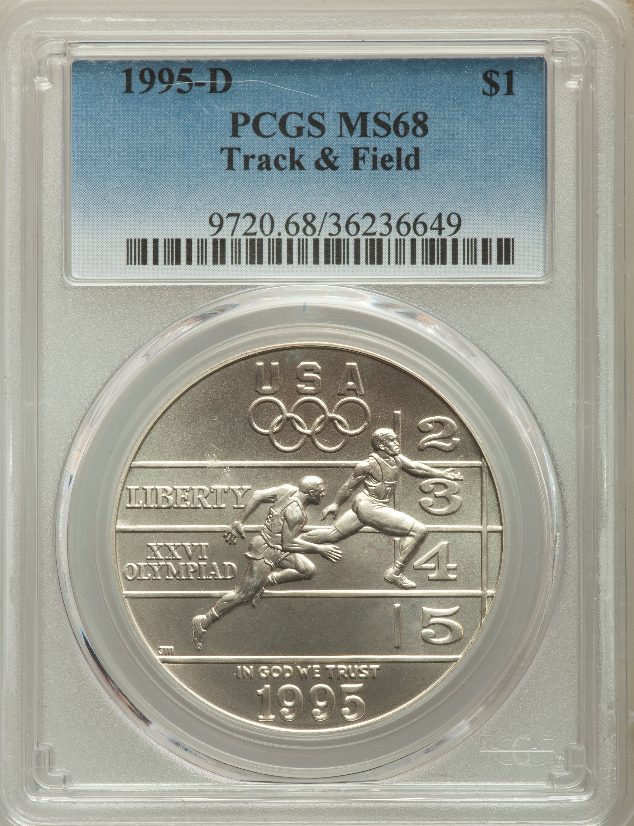 1995-D S$1 Paralympics Blind Runner MS64 thumbnail 20
