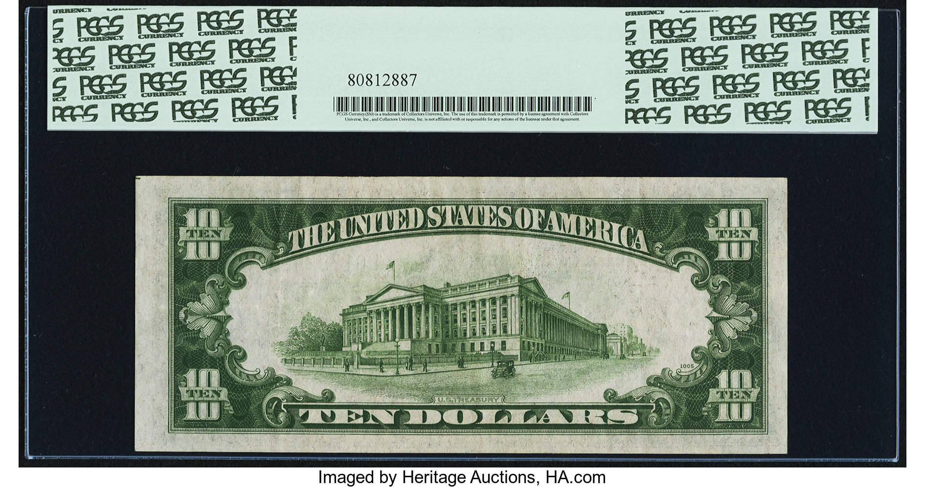 image for: Fr. 2006-L* $10 1934A Federal Reserve Star Note. PCGS Very Fine 35PPQ....