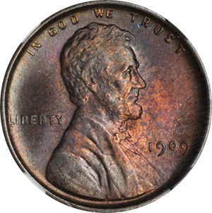 image for: 1909 Lincoln Cent. VDB. MS-67 BN (NGC).