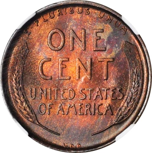 image for: 1909 Lincoln Cent. VDB. MS-67 BN (NGC).