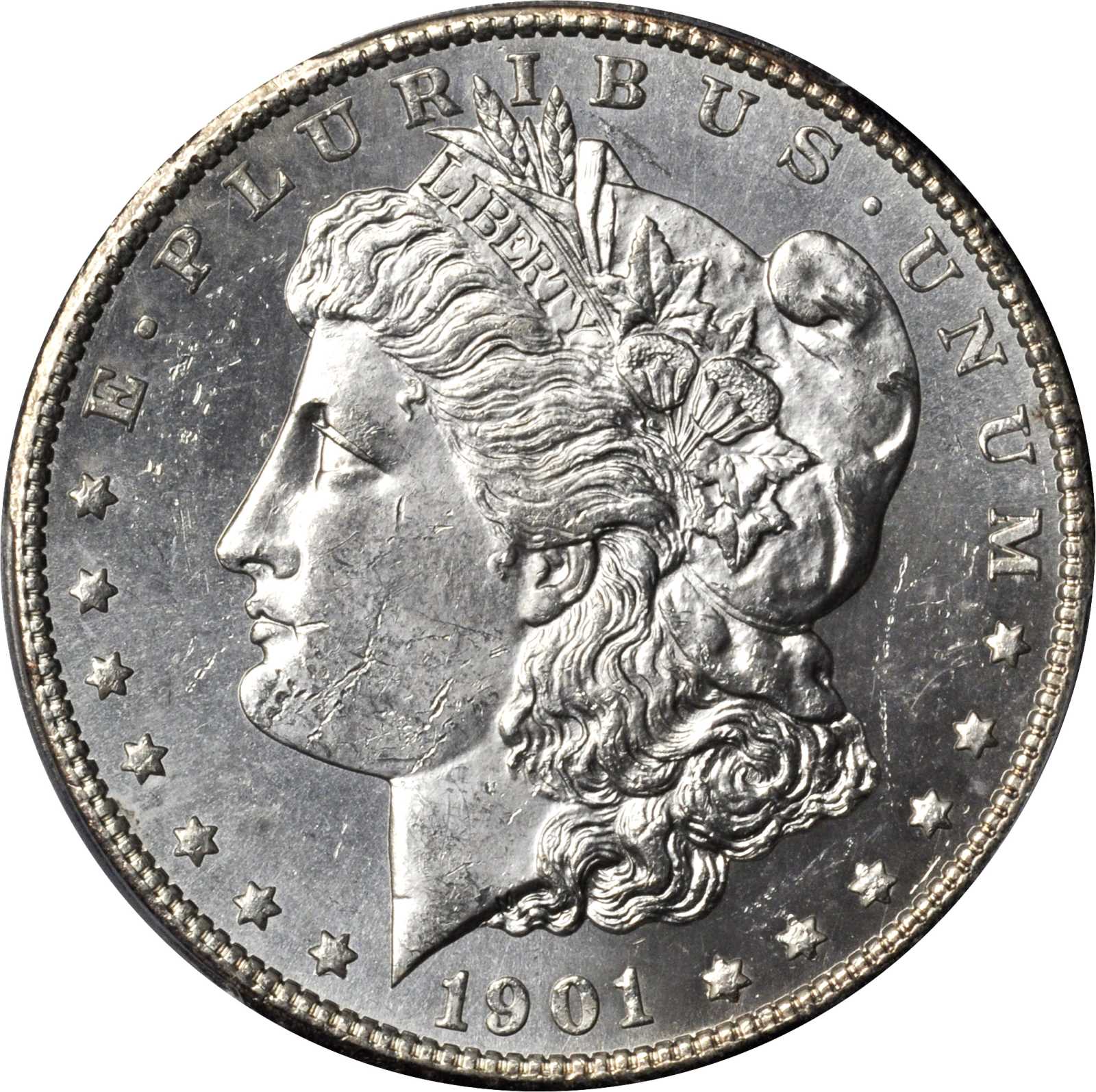 image for: 1901-S Morgan Silver Dollar. MS-63 PL (PCGS).