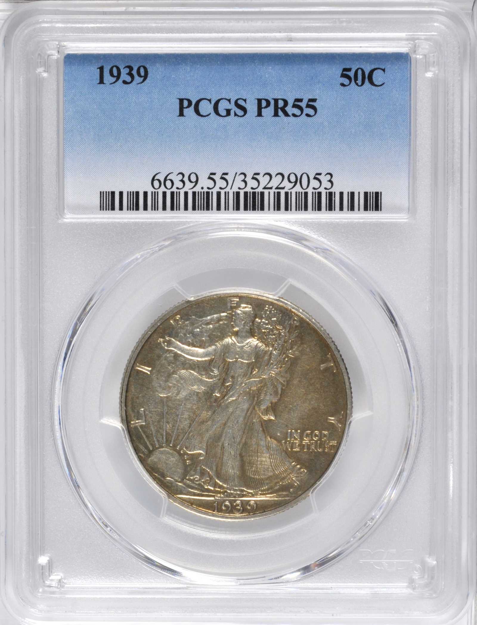 1939 50c AU58 thumbnail 3
