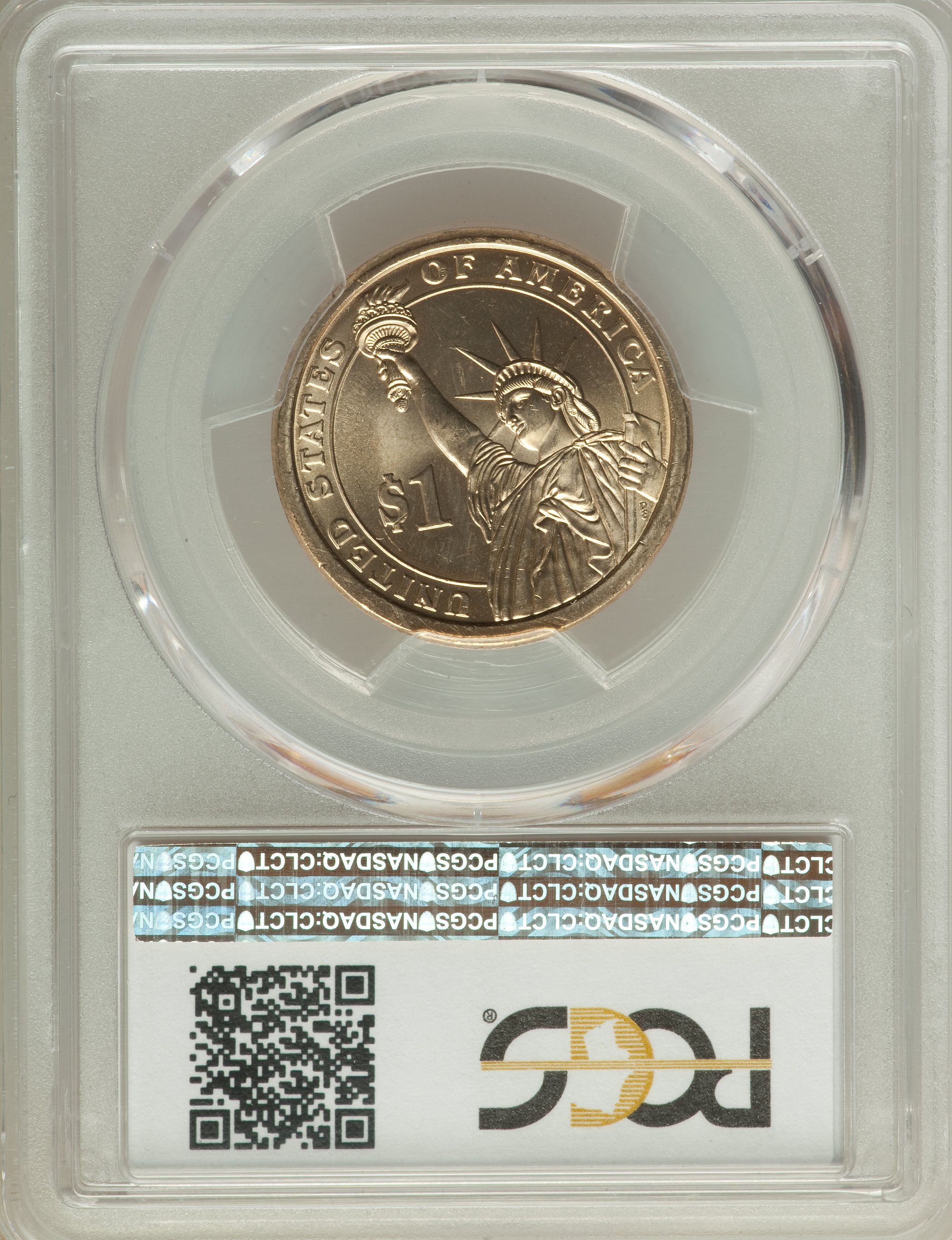 (2007) $1  George Washington, Missing Edge Lettering MS64 thumbnail 8