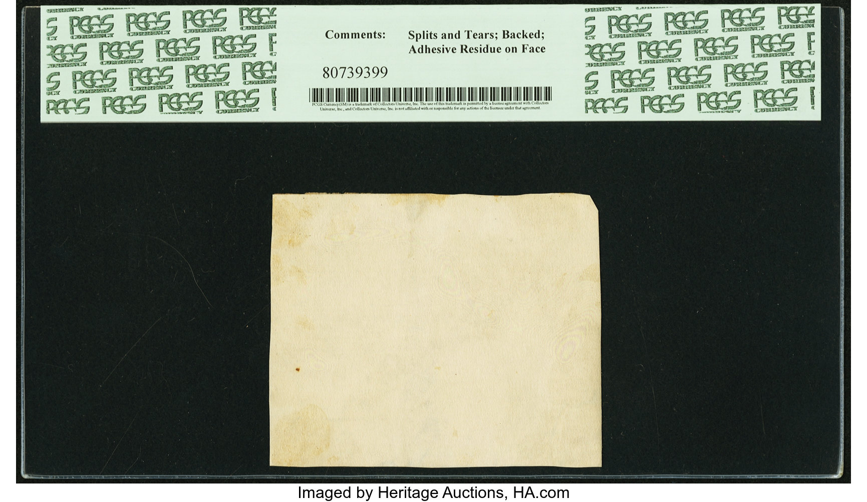 image for: Georgia June 8, 1777 $2/3 PCGS Very Fine 20....