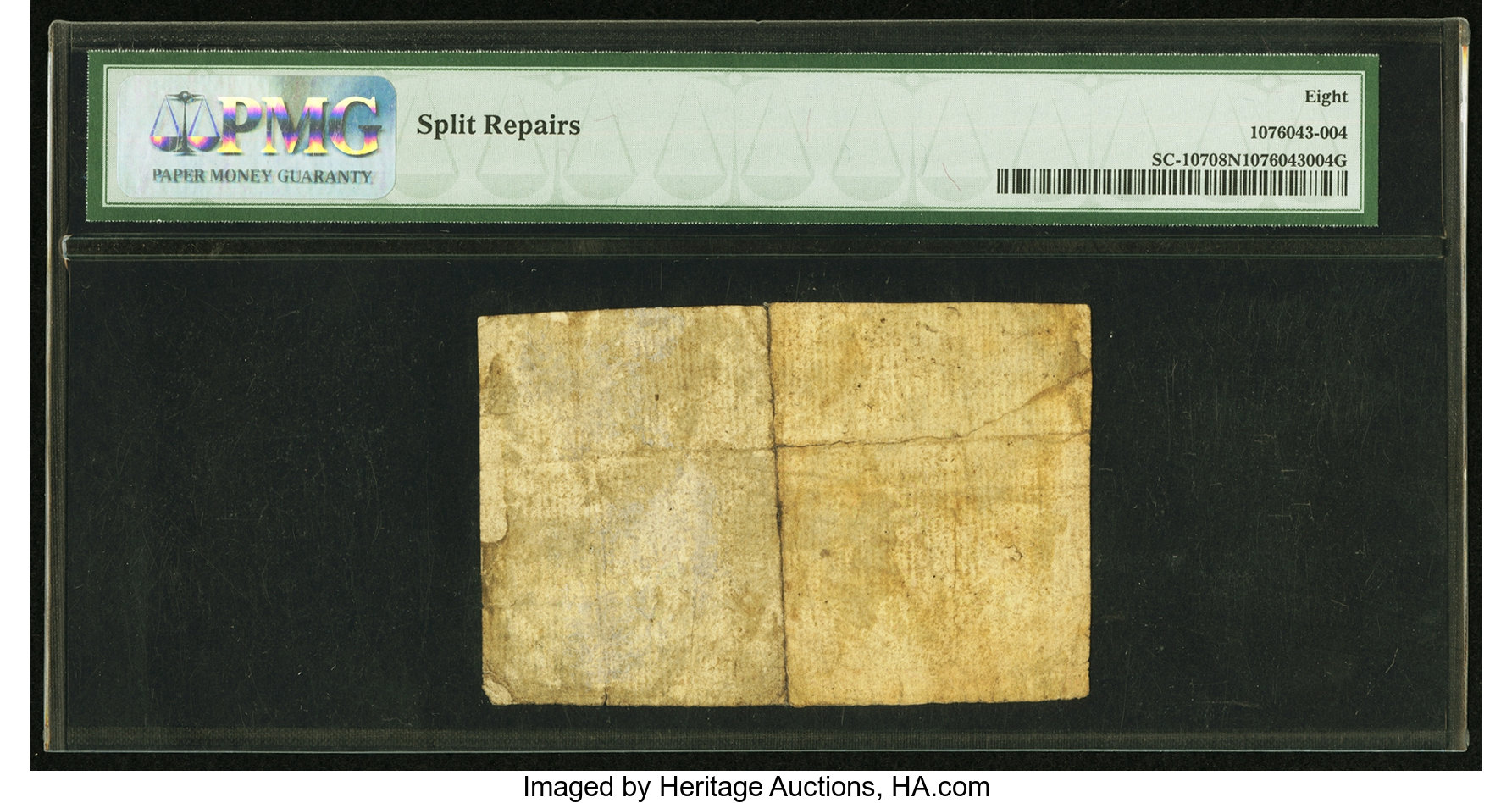 image for: South Carolina November 15, 1775 15s PMG Very Good 8 Net....
