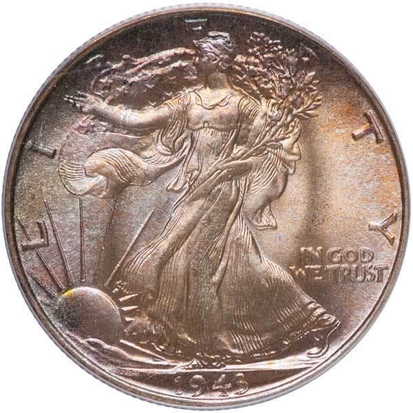 1943 Walking Liberty Half Dollar Values Prices The Greysheet