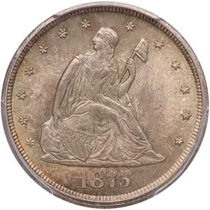 image for: 20C 1875-CC PCGS MS66