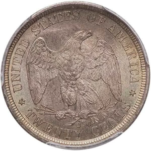 image for: 20C 1875-CC PCGS MS66