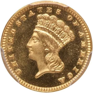 image for: G$1 1888 PCGS PR67 CAM CAC