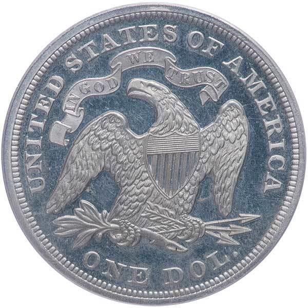 image for: $1 1870 J-1019. PCGS PR65 CAC