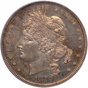 image for: $1 1879 J-1626. PCGS PR63 CAC