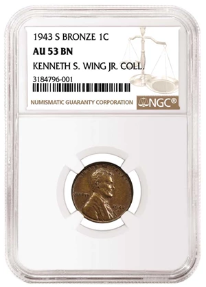 image for: 1943-S Bronze 1c MS BN (82715)