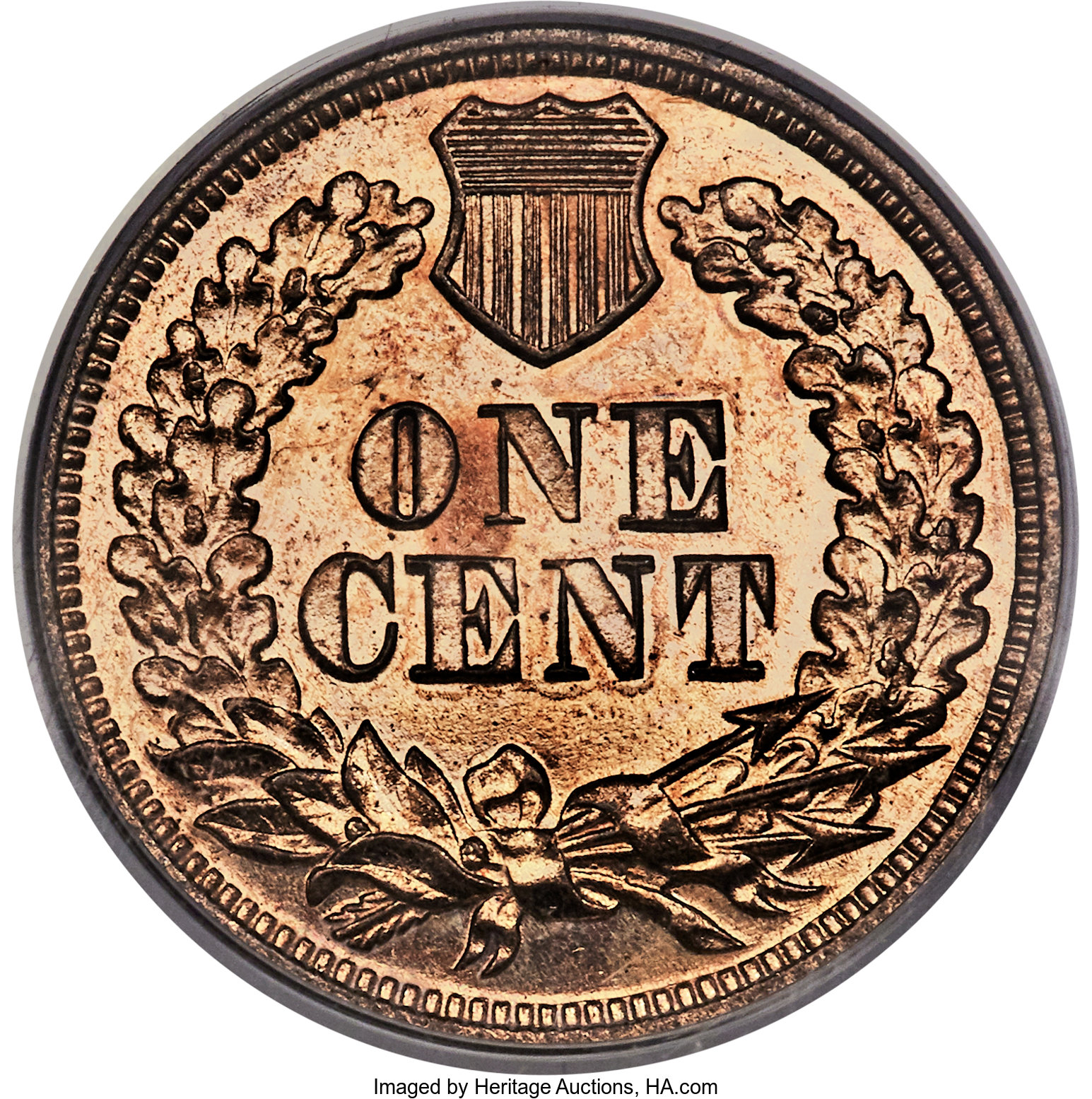 image for: 1868 1C PR65 Red PCGS. CAC....