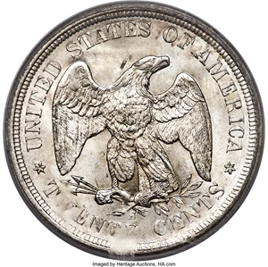 image for: 1875-S 20C MS67 PCGS. BF-9, R.2....