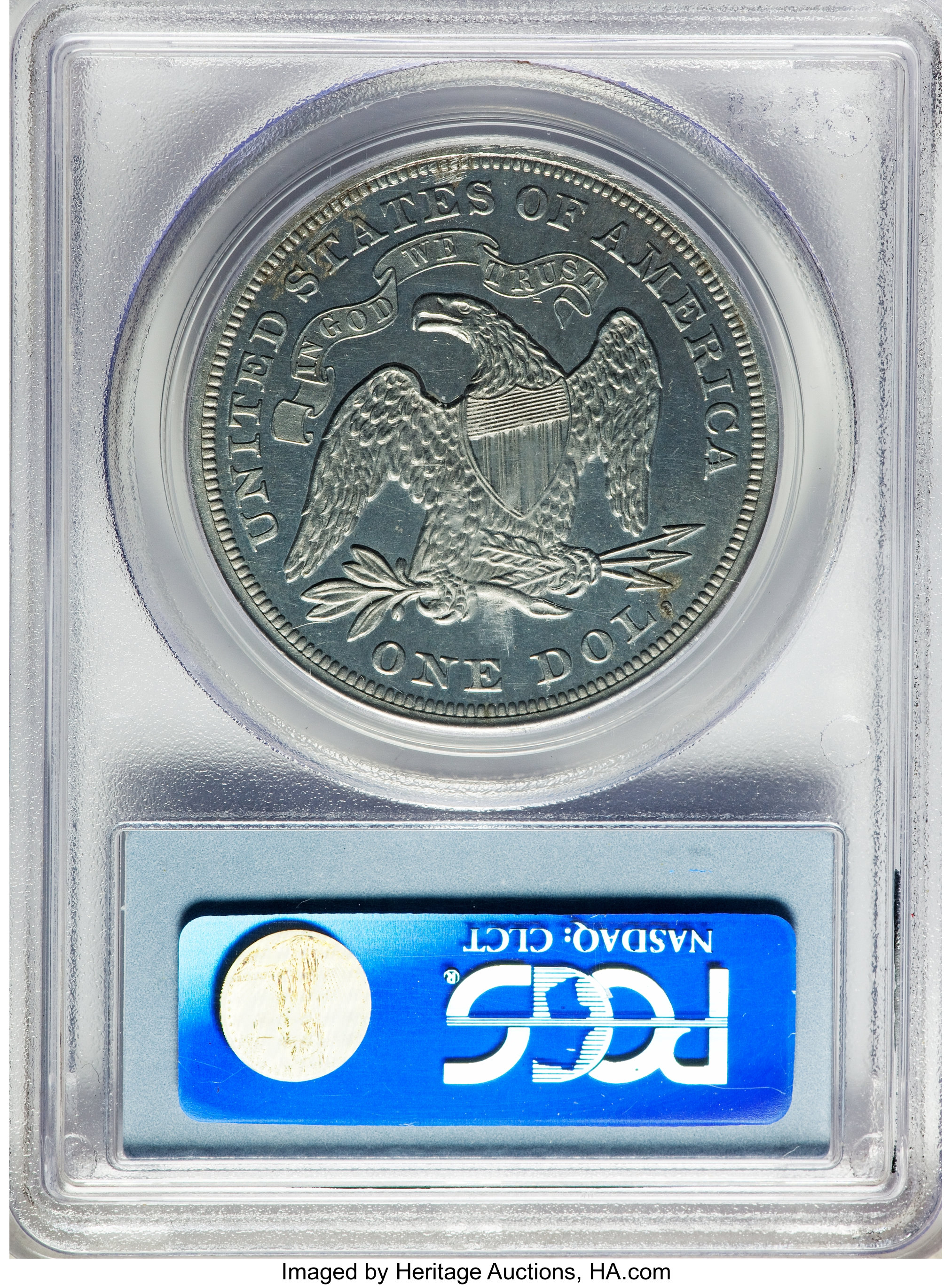 image for: 1871 $1 Dollar, Judd-1149, Pollock-1291, Low R.7, PR63 PCGS....