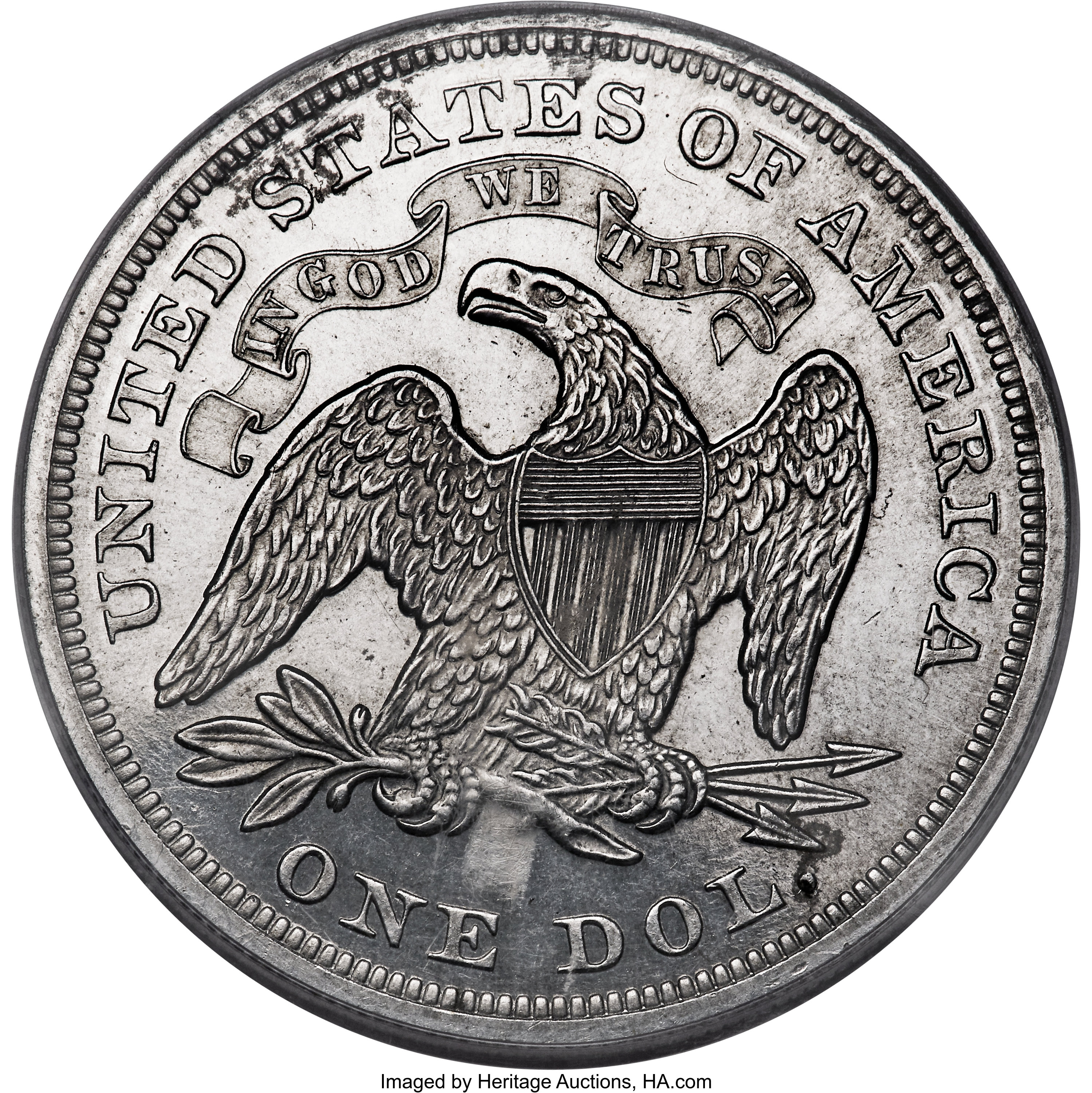 image for: 1871 $1 Dollar, Judd-1149, Pollock-1291, Low R.7, PR63 PCGS....