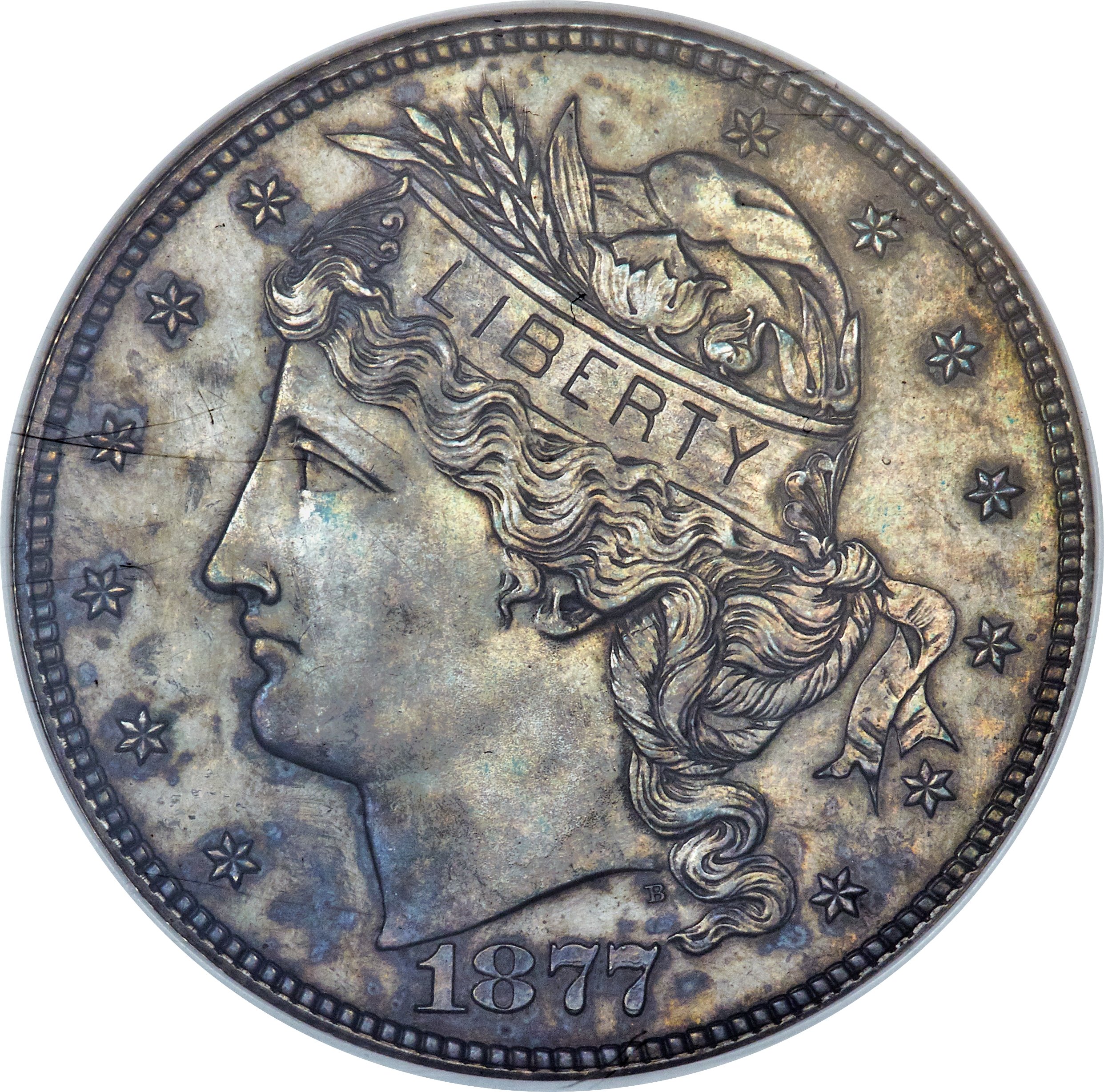 1877 P50c Silver, J-1524 PR