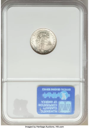 image for: 1937-D 10C MS68 Full Bands NGC....