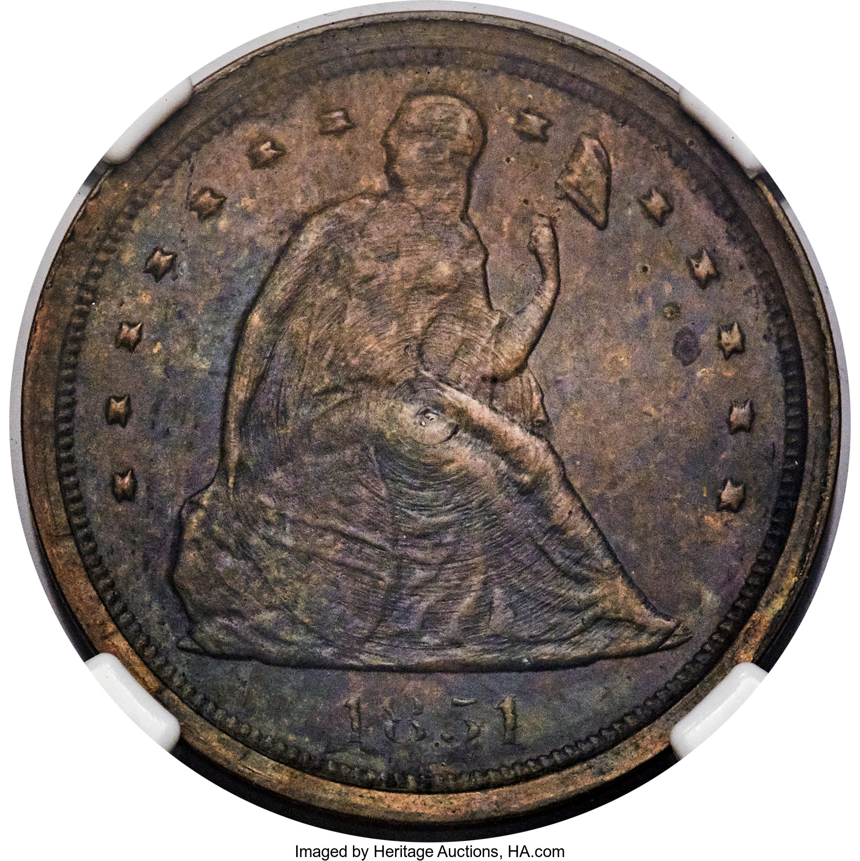 1854 P1c Electrotype, Copper, J-159a PR BN