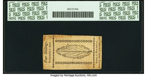 image for: New Jersey January 9, 1781 4s PCGS About New 50....