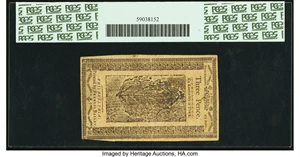 image for: Pennsylvania March 16, 1785 3d PCGS About New 50....