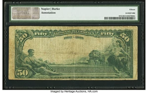 image for: Lexington, KY - $50 1902 Date Back Fr. 673 The First & City NB Ch. # (S)906...