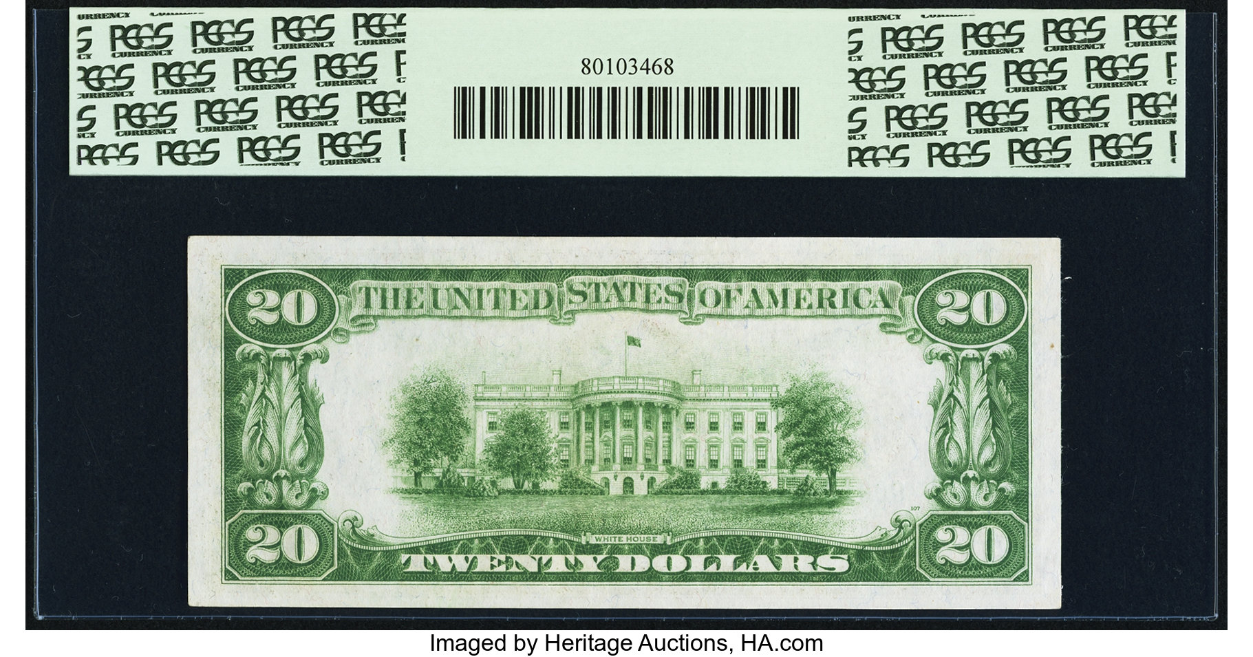 image for: Fr. 2052-G* $20 1928B Federal Reserve Note. PCGS New 62....