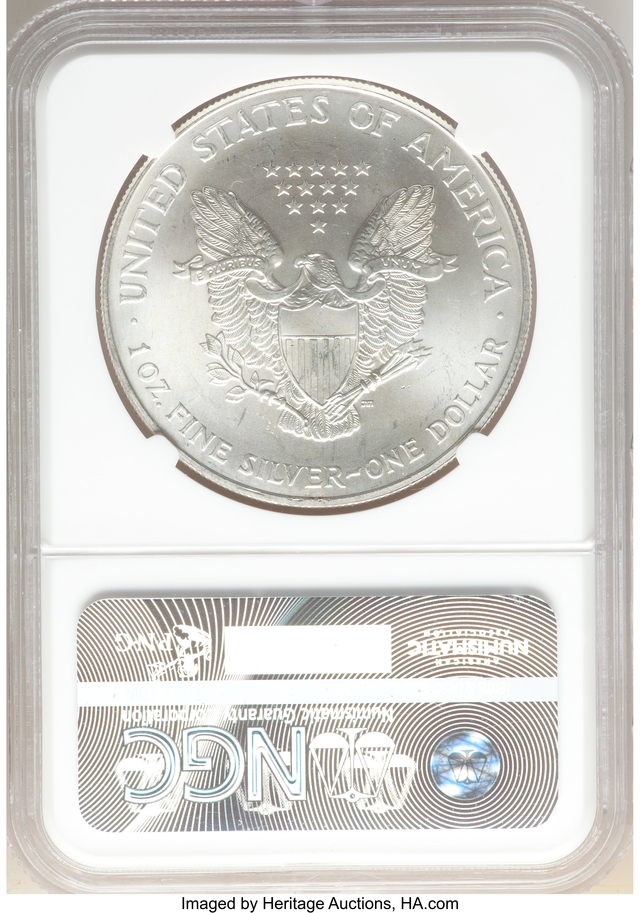 1998 $1  Silver Eagle MS63 thumbnail 2