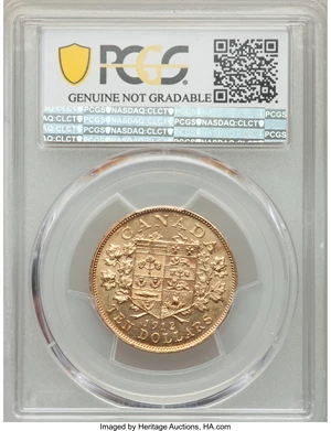 image for: George V gold 10 Dollars 1912 UNC Details (Cleaned) PCGS
