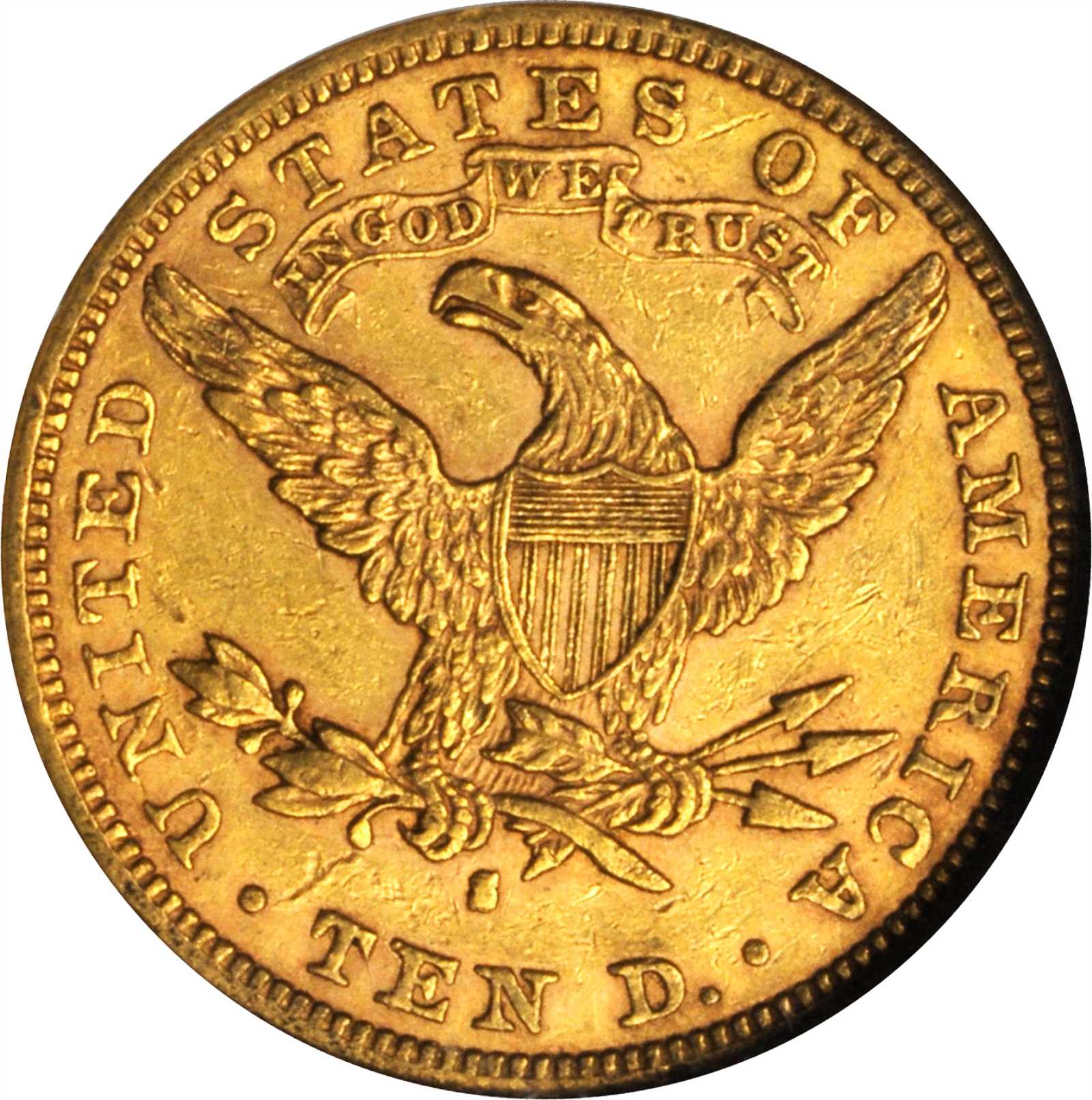 1881-S $10 AU53 thumbnail 3