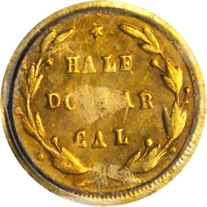 image for: 1871-G Round 50 Cents. BG-1027. Rarity-3. Liberty Head. MS-61 (PCGS). OGH.