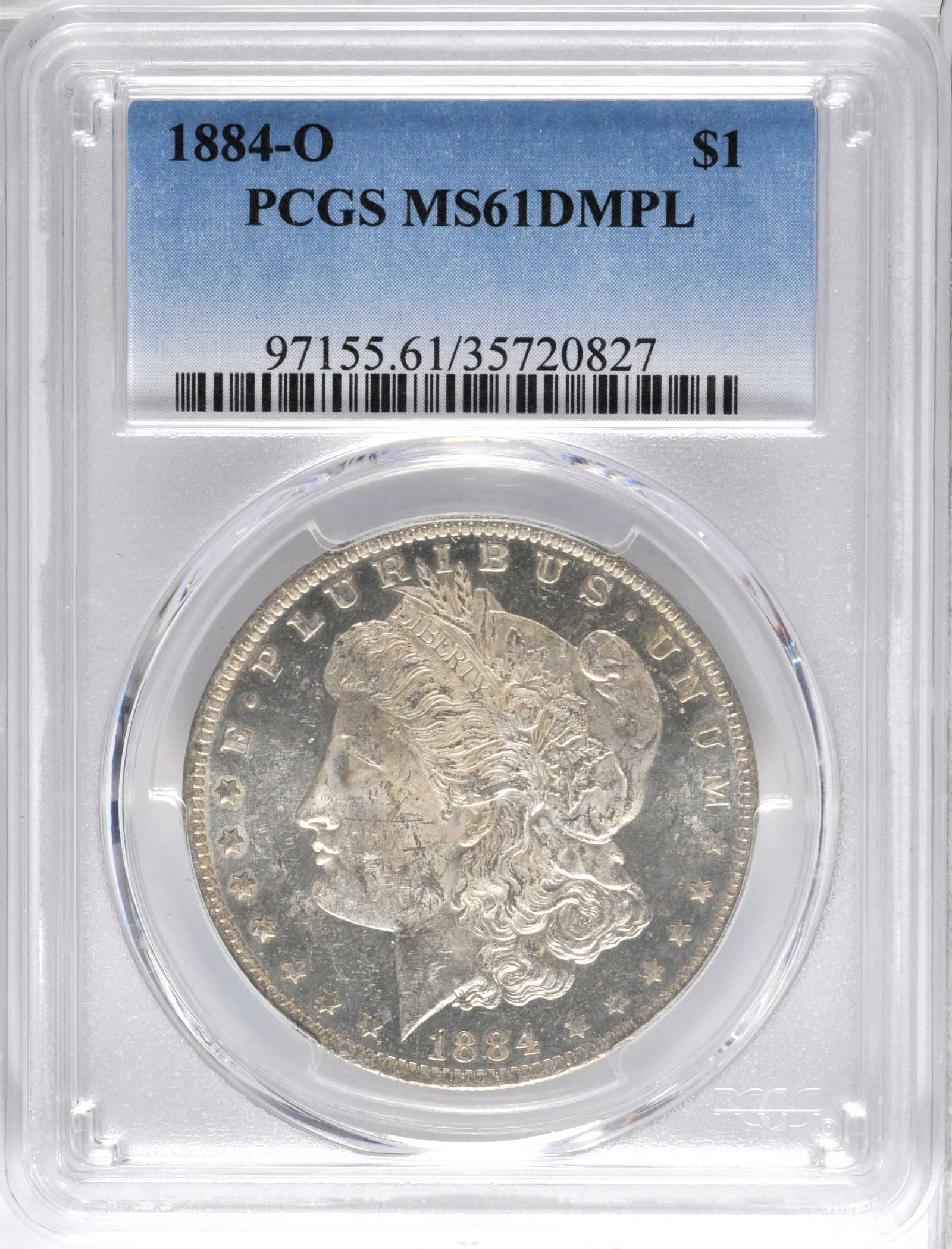 1884-O $1  MS DMPL MS60 DMPL CAC thumbnail 7