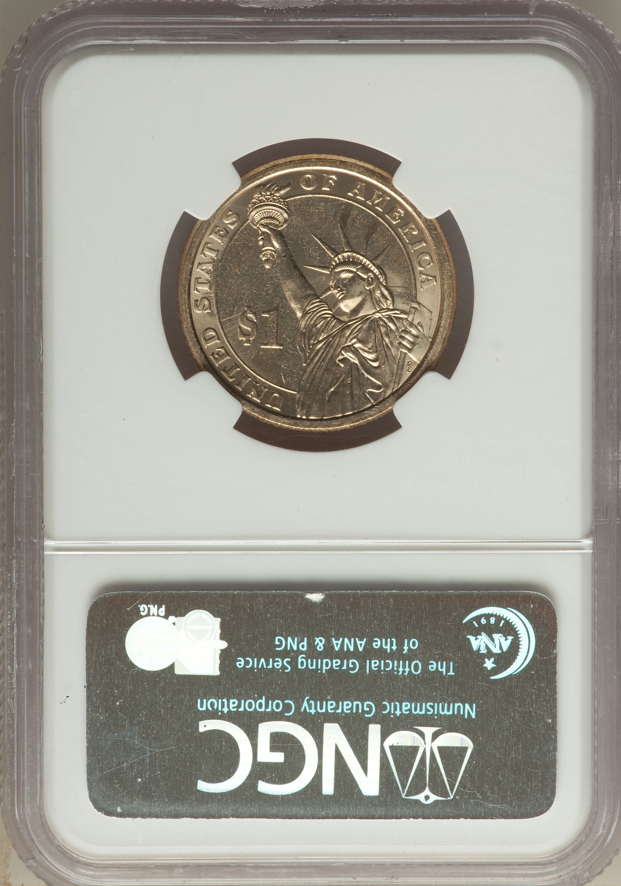 Presidential Dollar $1 [Type] AU53 thumbnail 12