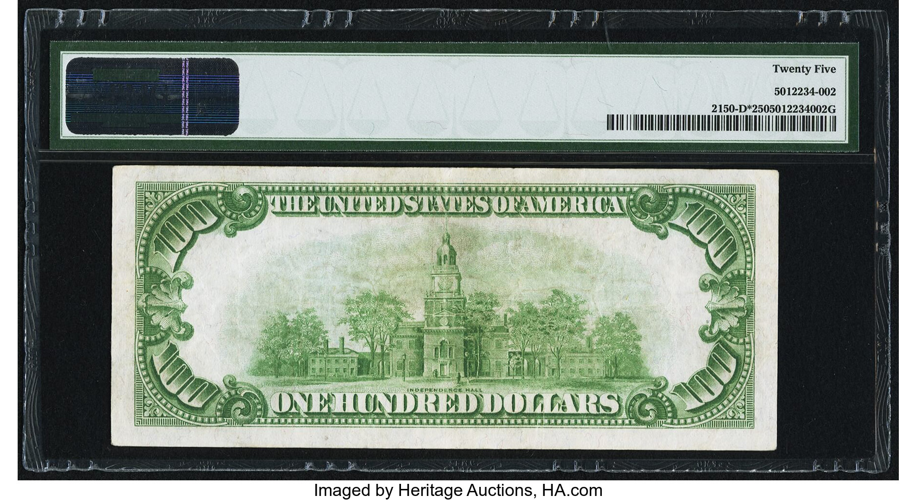 image for: Fr. 2150-D* $100 1928 Federal Reserve Note. PMG Very Fine 25....