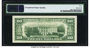 image for: Fr. 2069-L $20 1969B Federal Reserve Note. PMG Extremely Fine 40 EPQ....
