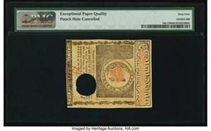 image for: New Hampshire April 29, 1780 $1 PMG Choice Uncirculated 64 EPQ....