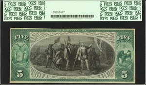 image for: New York, New York. $5 1875. Friedberg 403 (W-700). The Chase NB. Charter #2370. PCGS Currency Very Choice New 64 PPQ.