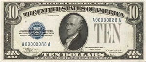 image for: Fr. 1700. 1933 $10 Silver Certificate. PCGS Currency Gem New 66 PPQ.