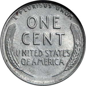 image for: 1944-D Lincoln Cent--Struck on a Zinc-Coated Steel Planchet--MS-62 (NGC).