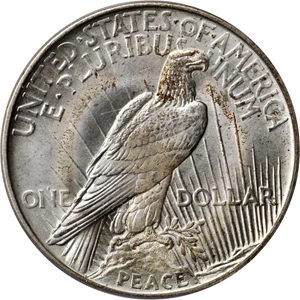 image for: 1921 Peace Silver Dollar. High Relief. MS-67 (PCGS).